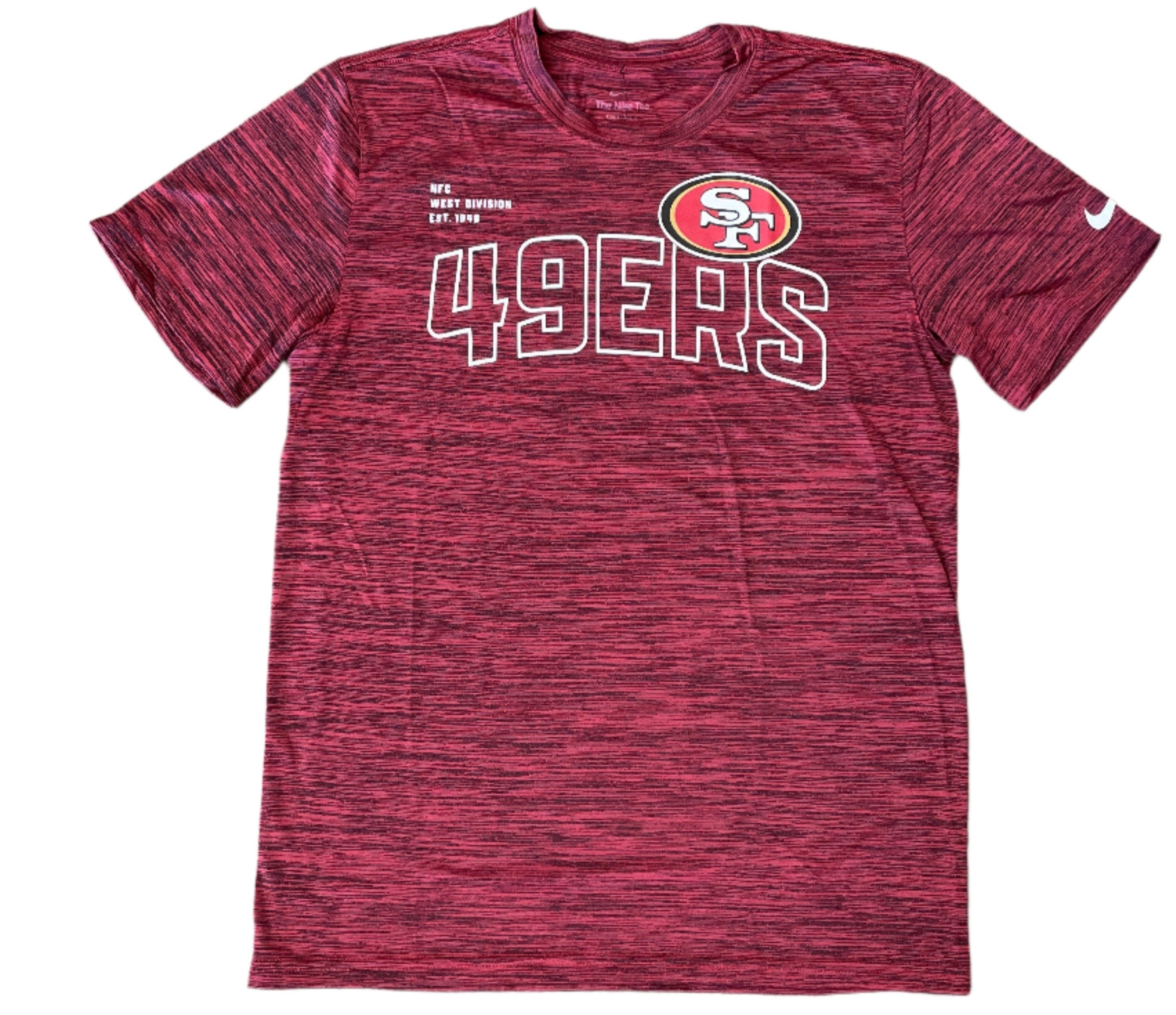 Nike Men's San Francisco 49ers Team Name Outline T-Shirt