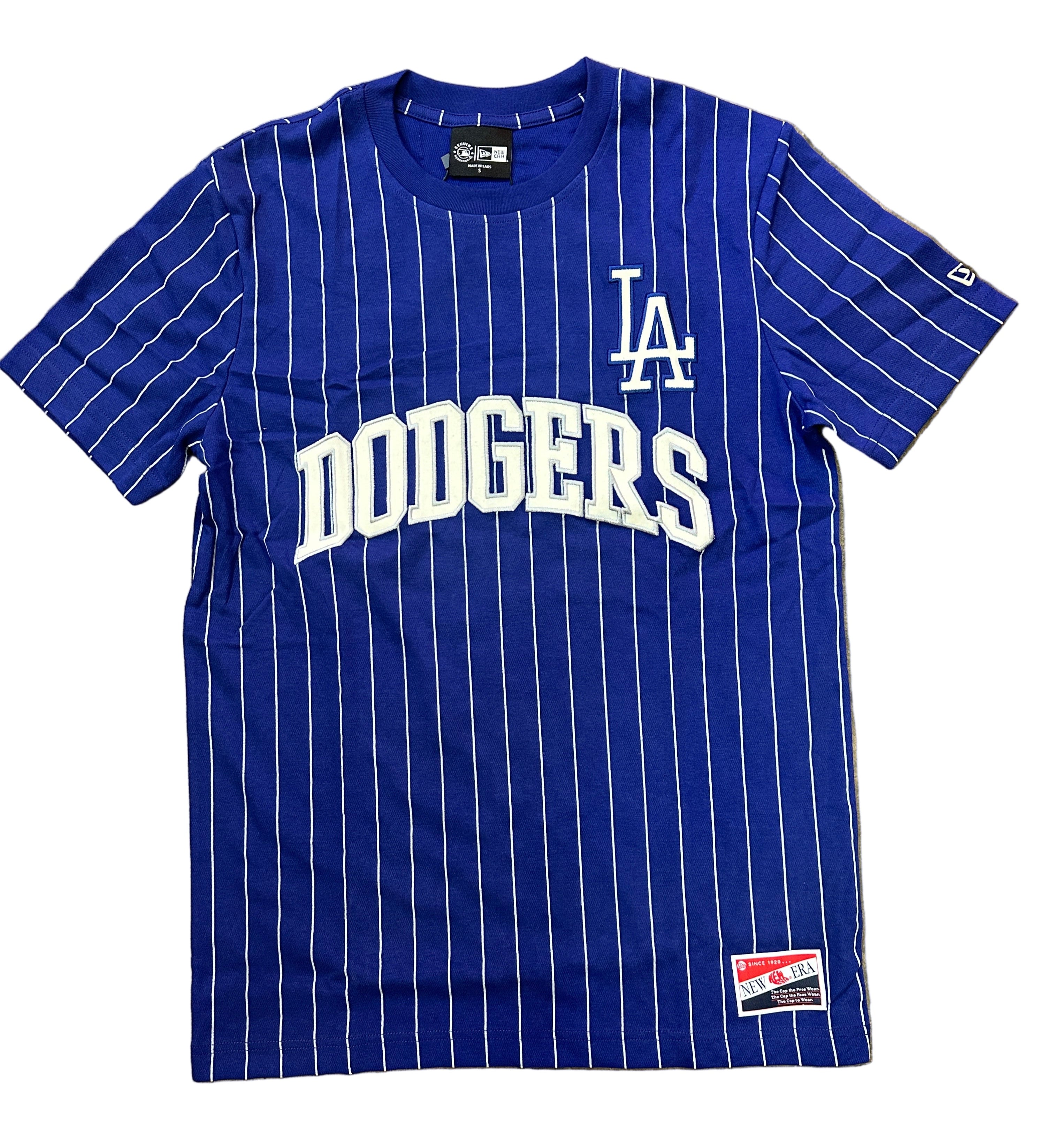 New Era Men's Los Angeles Dodgers Pinstripe T-Shirt