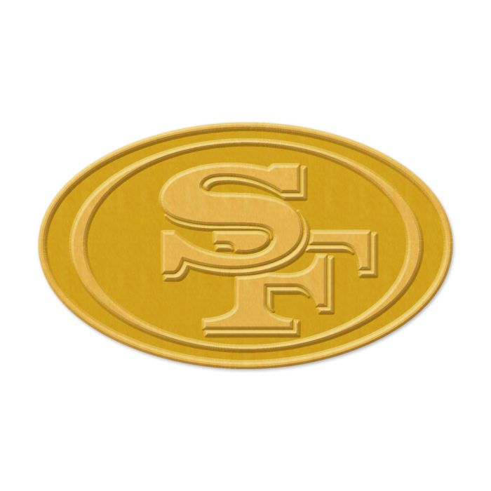 SAN FRANCISCO 49ERS COLLECTOR ENAMEL PIN JEWELRY CARD