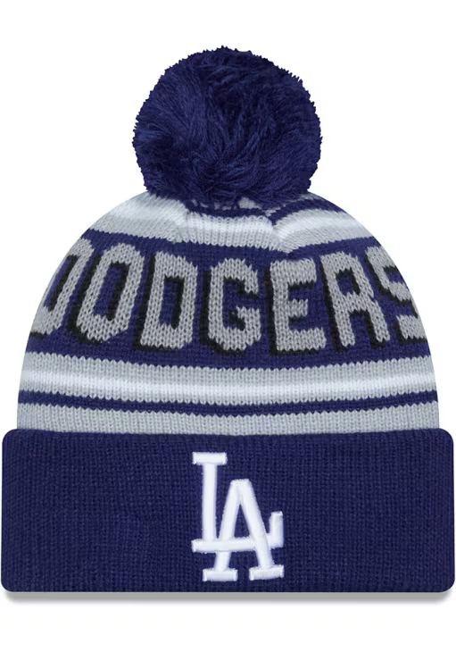 New Era Los Angeles Dodger Cuffed Knit With Pom