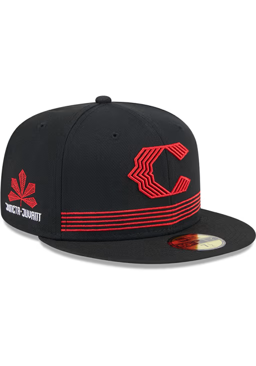 New Era Cincinnati Reds City Connect 59fifty Fitted Hat-Black