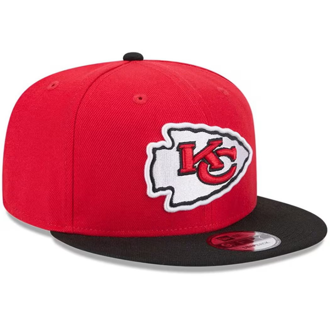 New Era Kansas City Chiefs Evergreen 9FIFTY Snapback Hat 2Tone - Red/Black