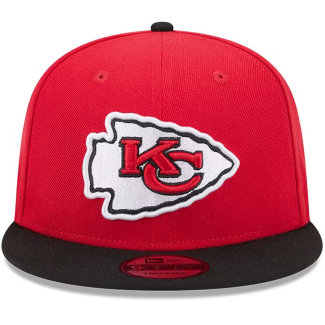 New Era Kansas City Chiefs Evergreen 9FIFTY Snapback Hat 2Tone - Red/Black