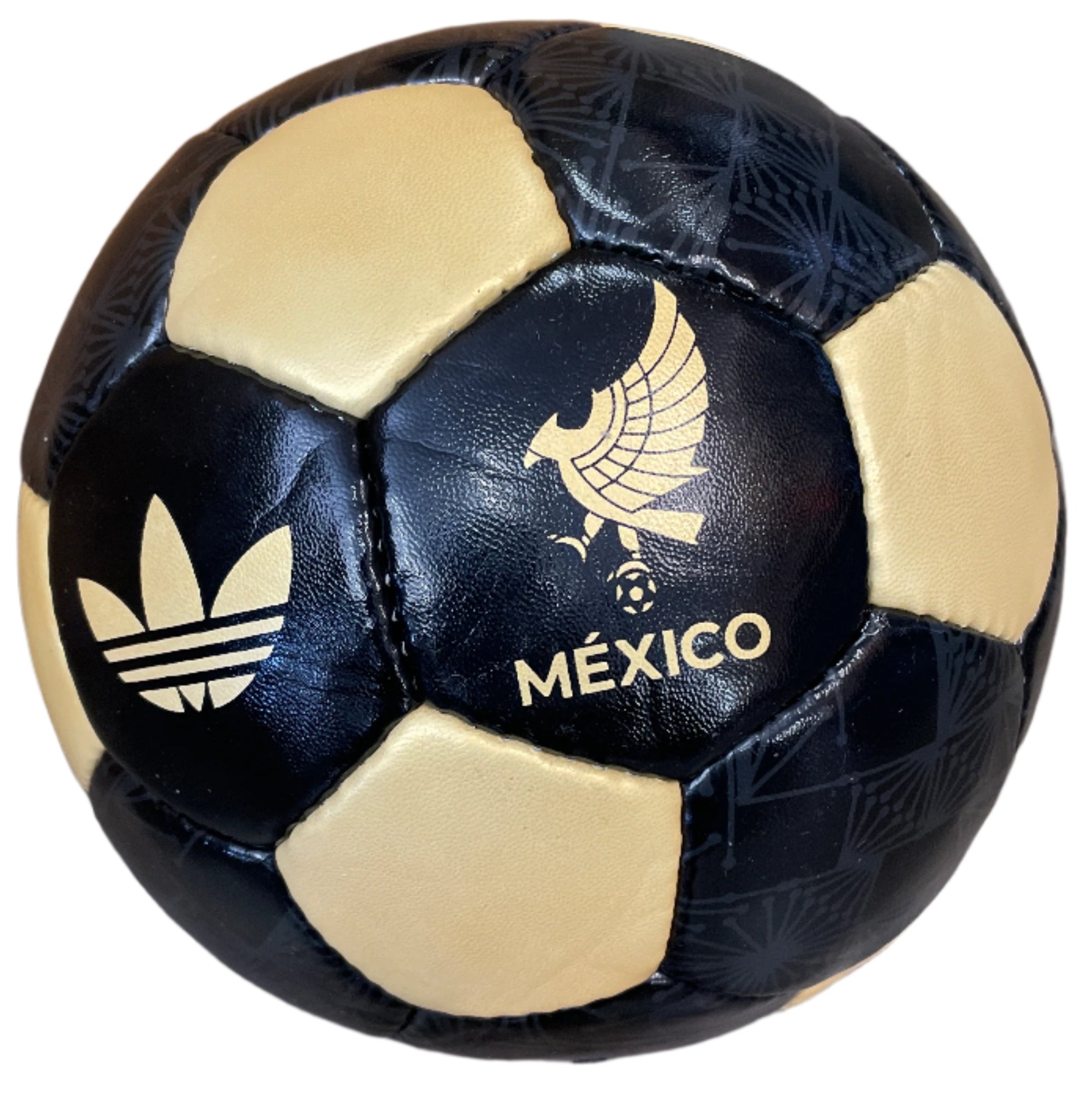 Adidas Mexico FMF Soccer Ball-Black/Gold