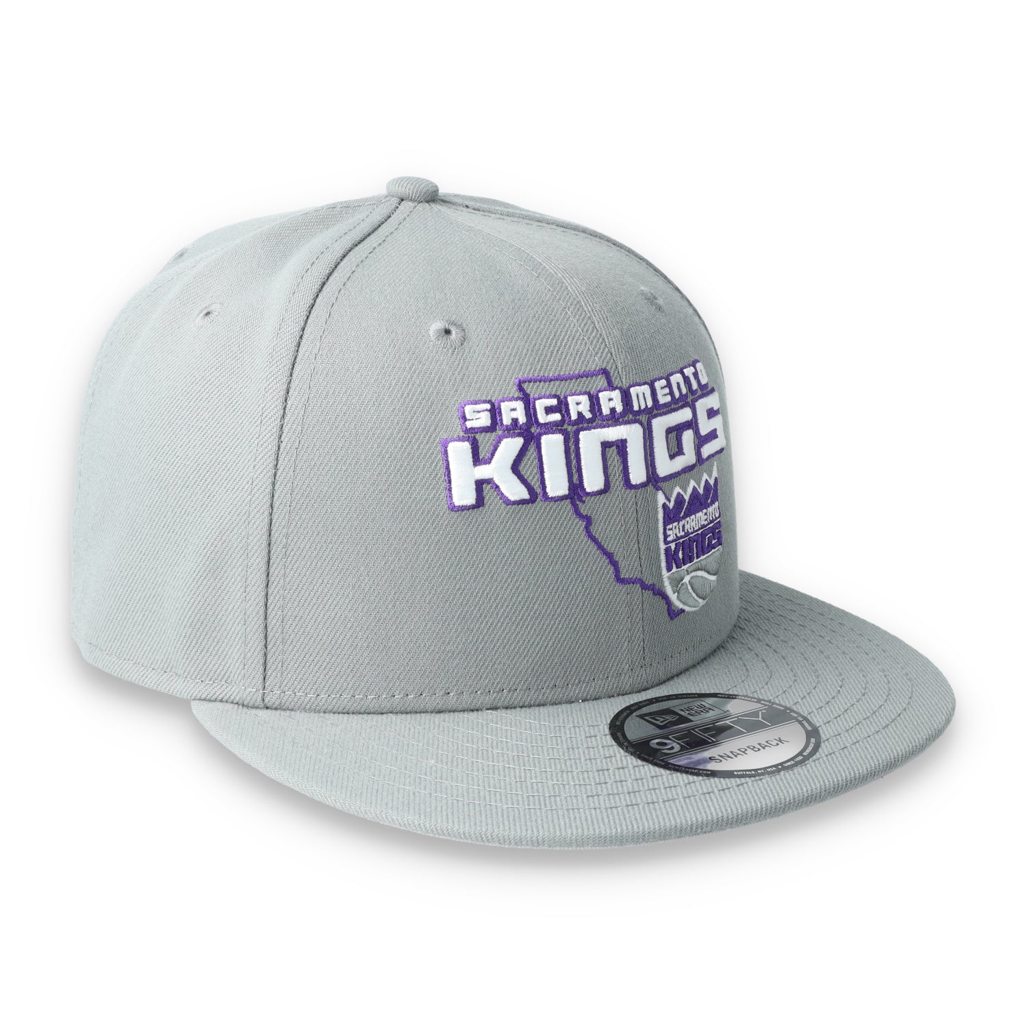New Era Sacramento Kings  State Logo 9FIFTY Snapback Hat