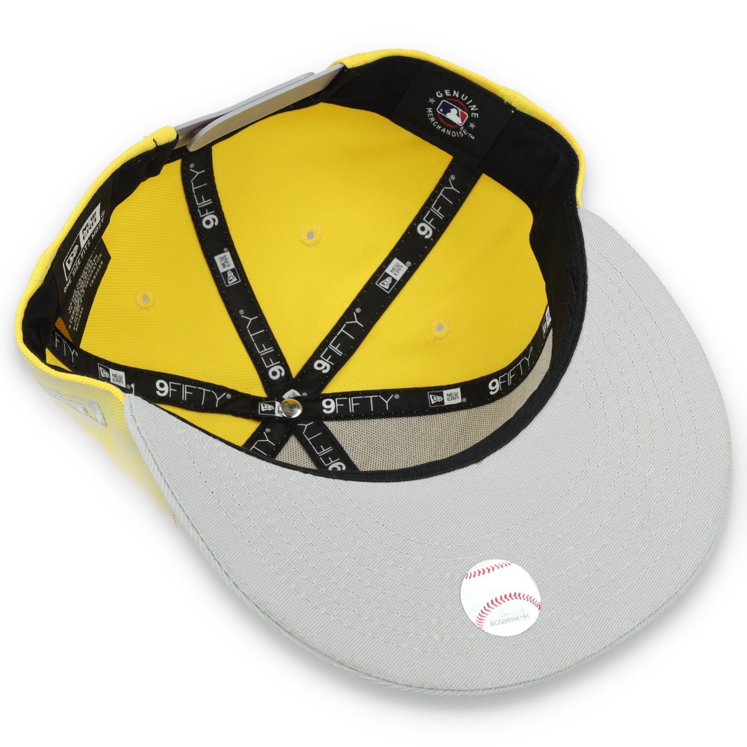New Era Oakland Athletics  2-Tone Color Pack 9FIFTY Snapback Hat- Yellow/Grey