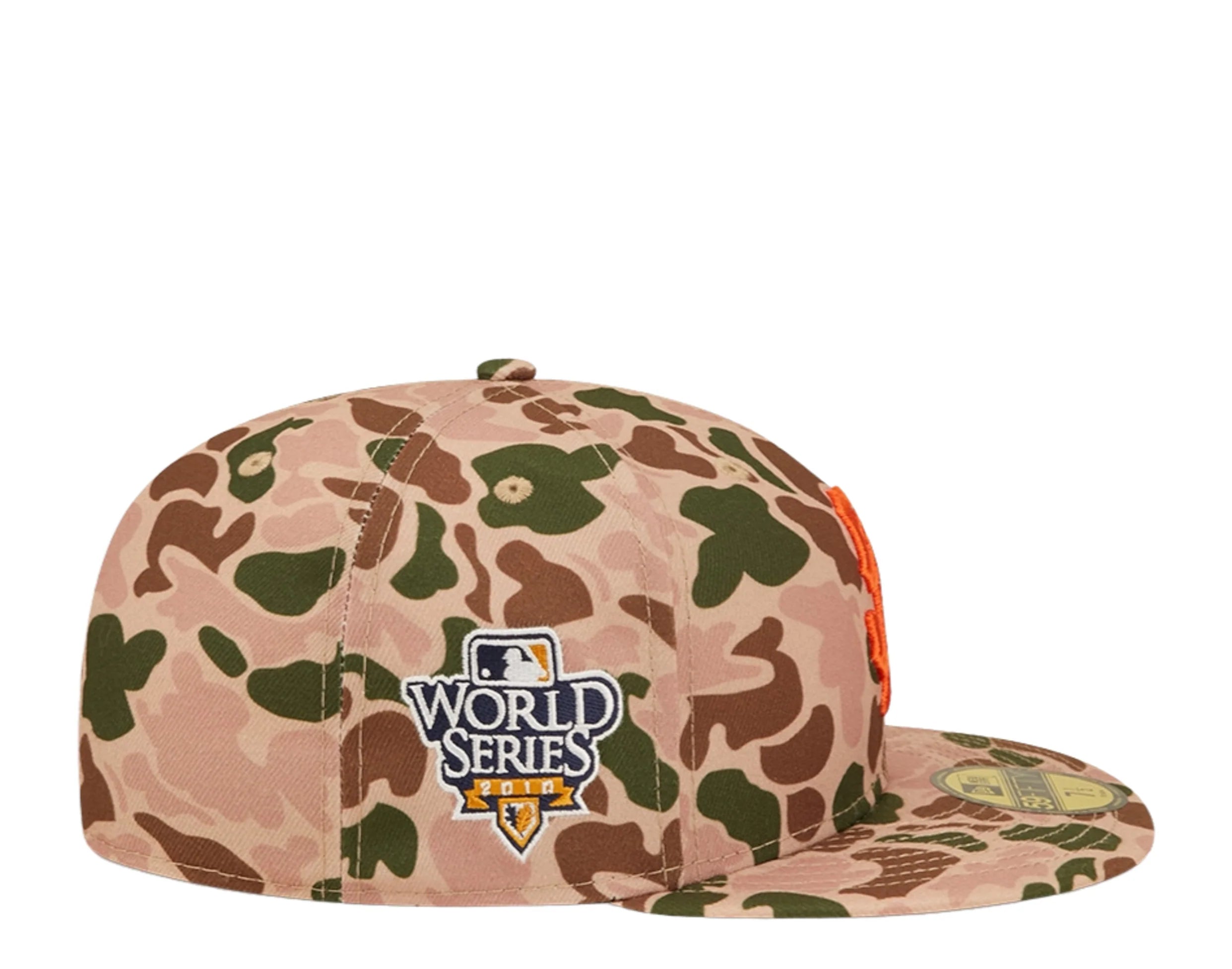New Era San Francisco Giants 2010 World Series Side Patch Duck Camo 59FIFTY Fitted Hat