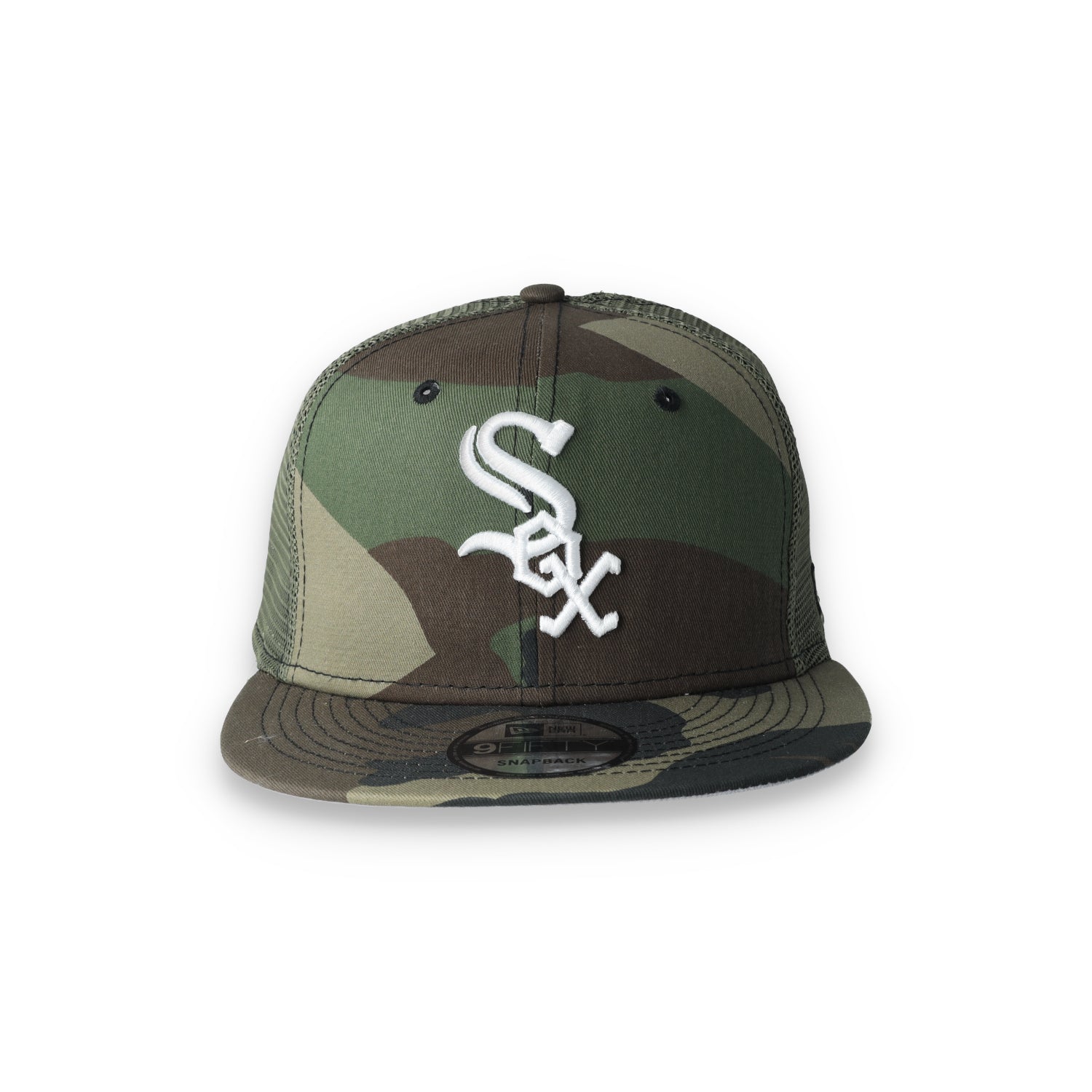 New Era Men's Chicago White Sox Camo Trucker 9FIFTY Snapback Hat
