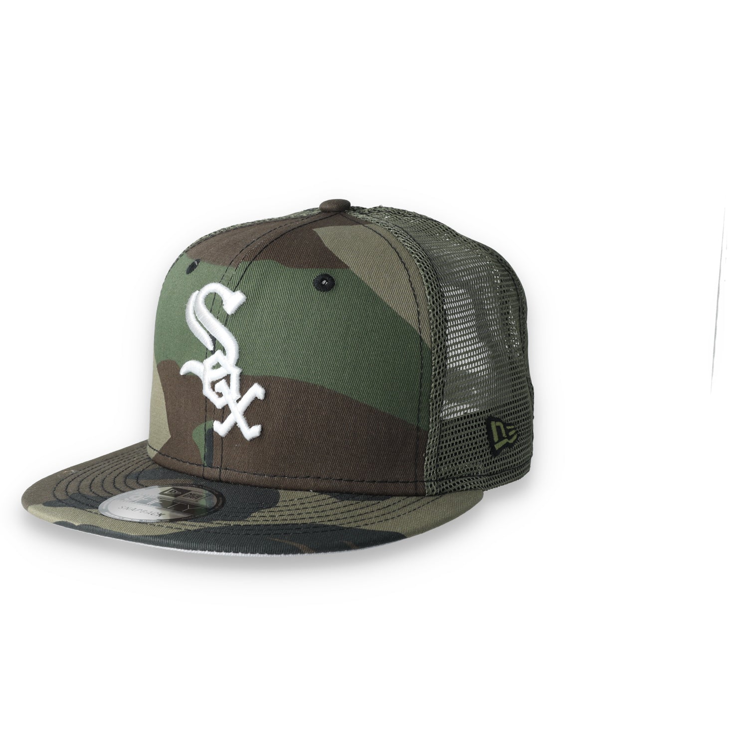 New Era Men's Chicago White Sox Camo Trucker 9FIFTY Snapback Hat