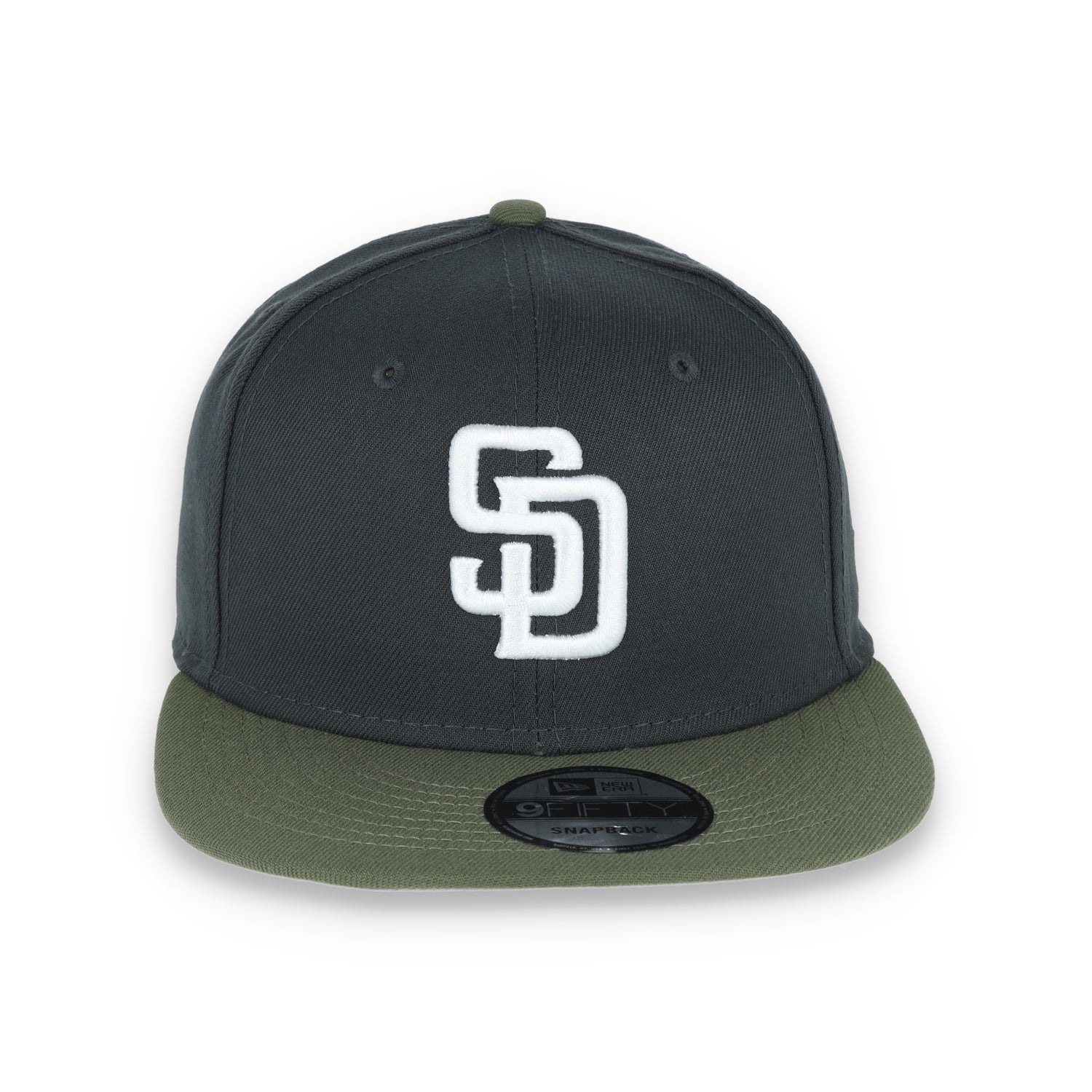 New Era San Diego 2-Tone Color Pack 9FIFTY Snapback Hat-Grey/Olive