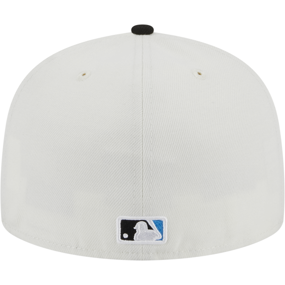 New Era Miami Marlins Throwback 2003 Worlds Series 59FIFTY Fitted Ivory Hat