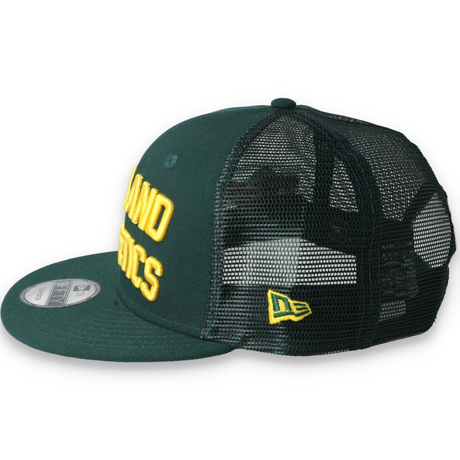 New Era Oakland Athletics Script 9FIFTY Trucker Snapback Hat