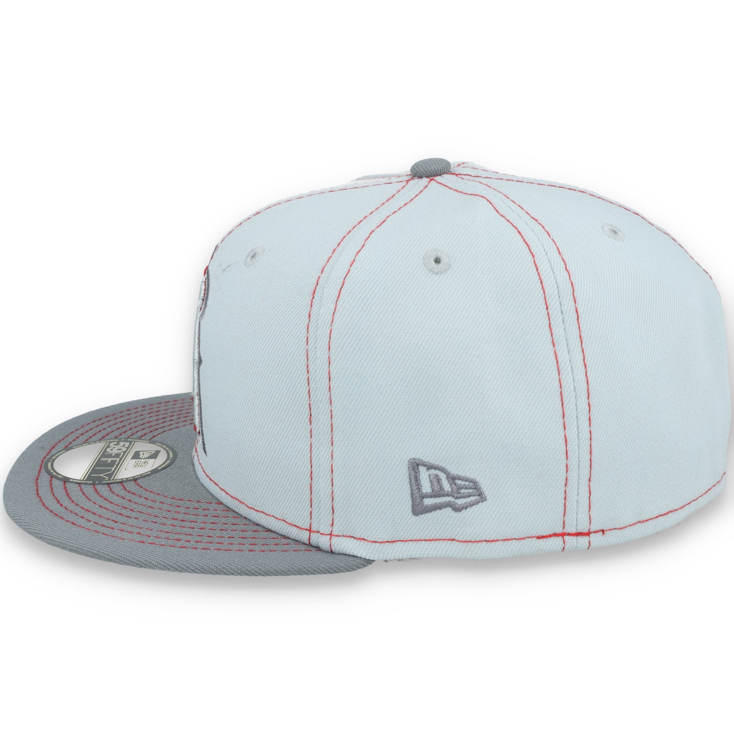 New Era Los Angeles Angels Gray Pop 59FIFTY Fitted Hat- Gray