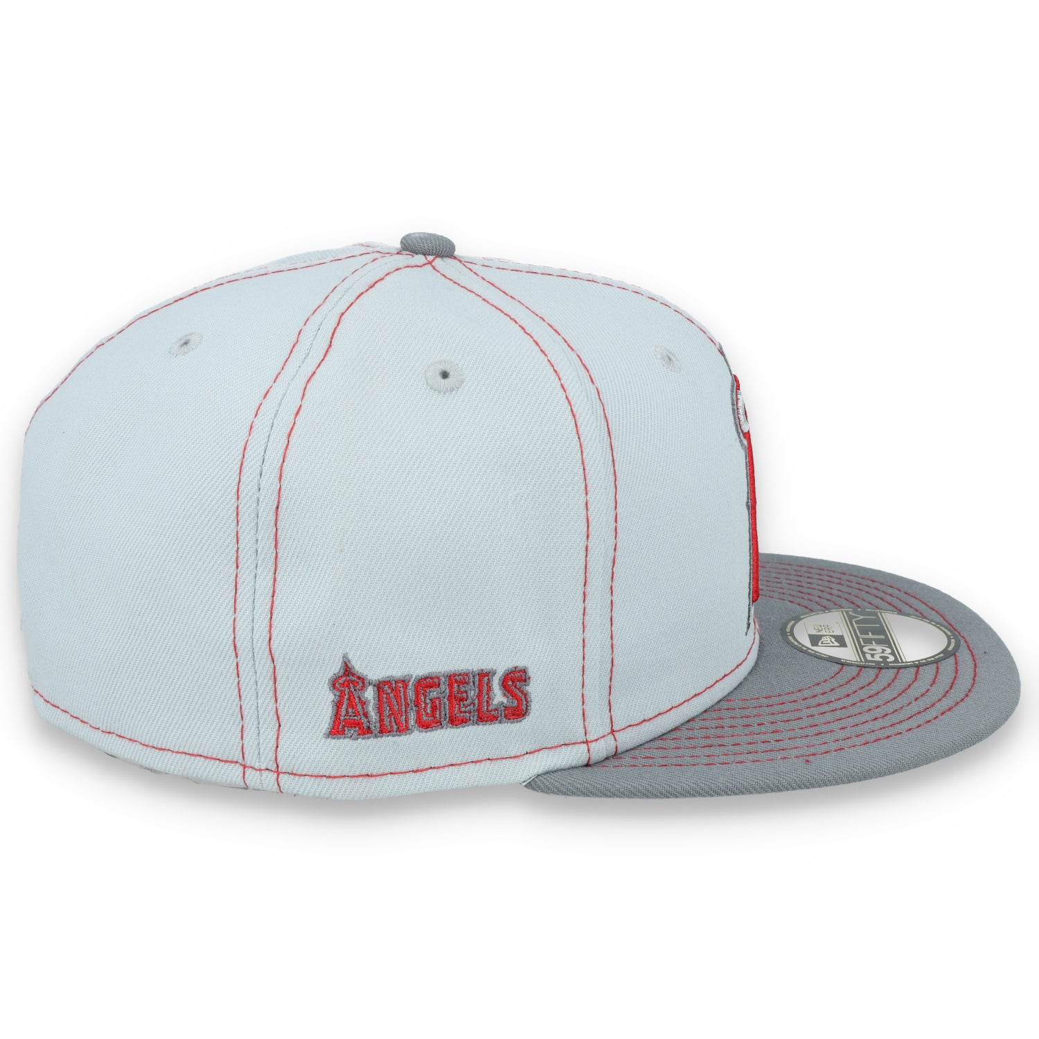 New Era Los Angeles Angels Gray Pop 59FIFTY Fitted Hat- Gray