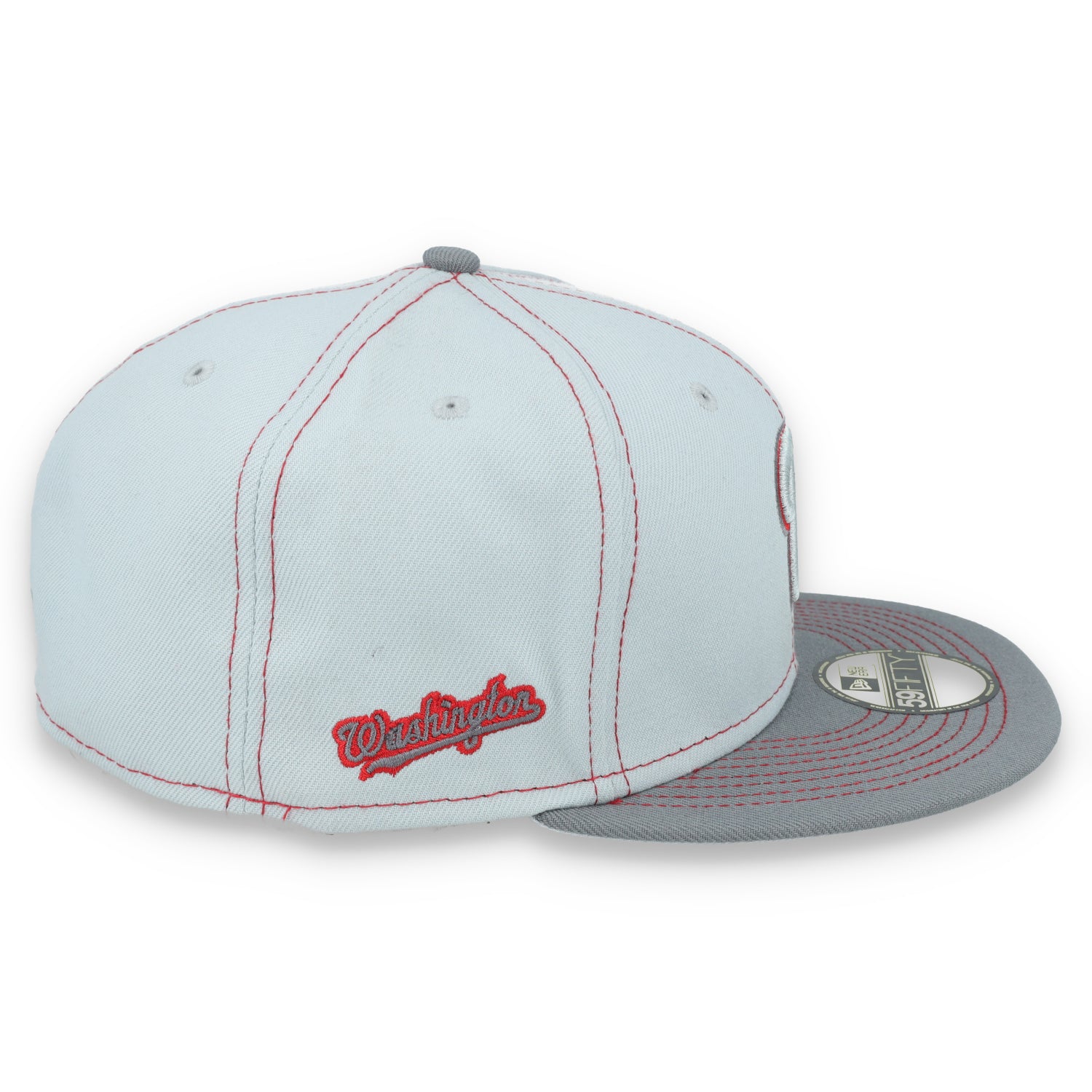 New Era Washington Nationals Gray Pop 59FIFTY Fitted Hat- Gray