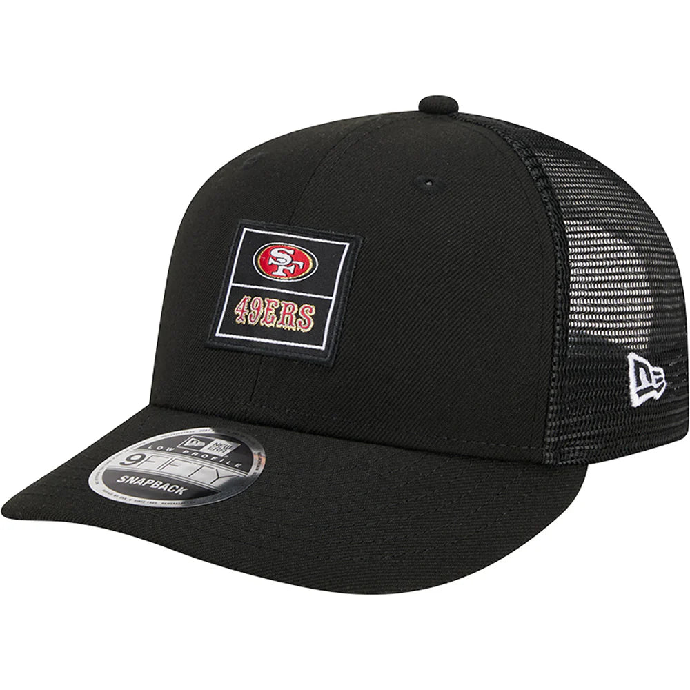 New Era San Francisco 49ers Label Low Profile 9FIFTY Trucker Snapback Hat