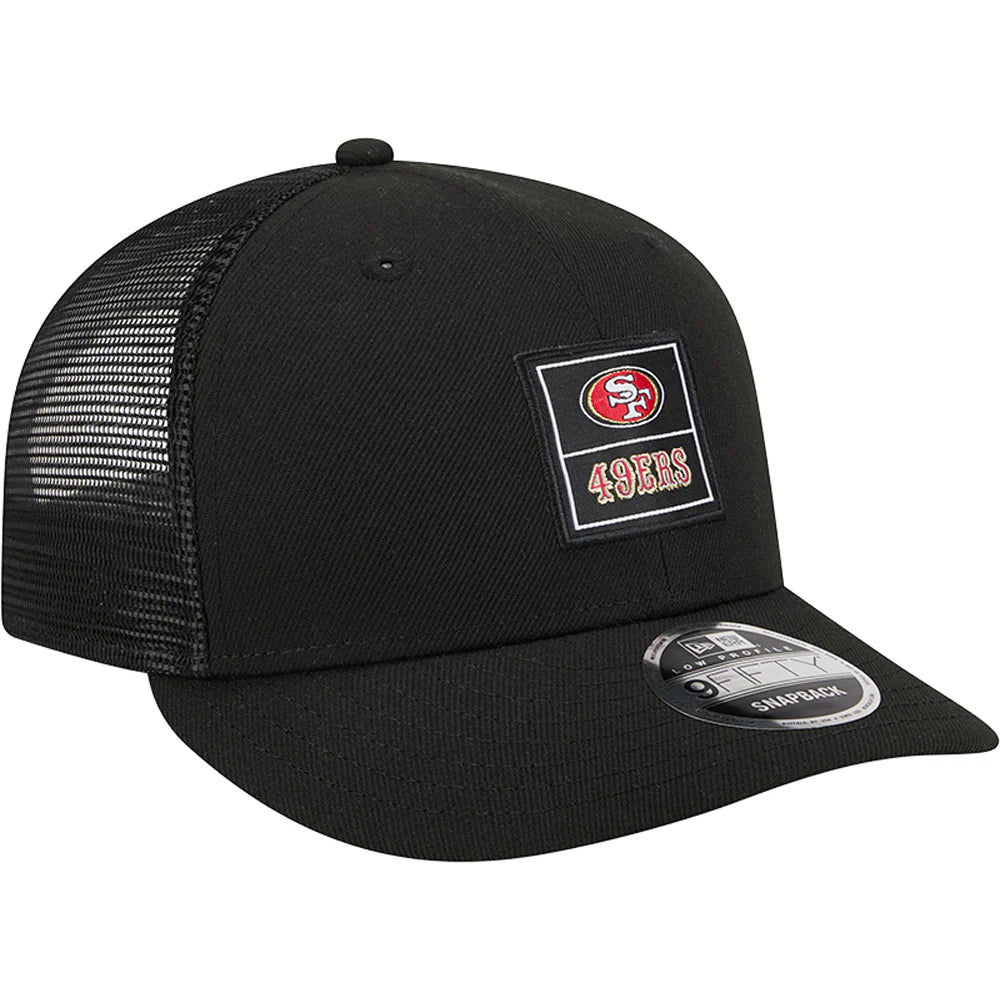 New Era San Francisco 49ers Label Low Profile 9FIFTY Trucker Snapback Hat