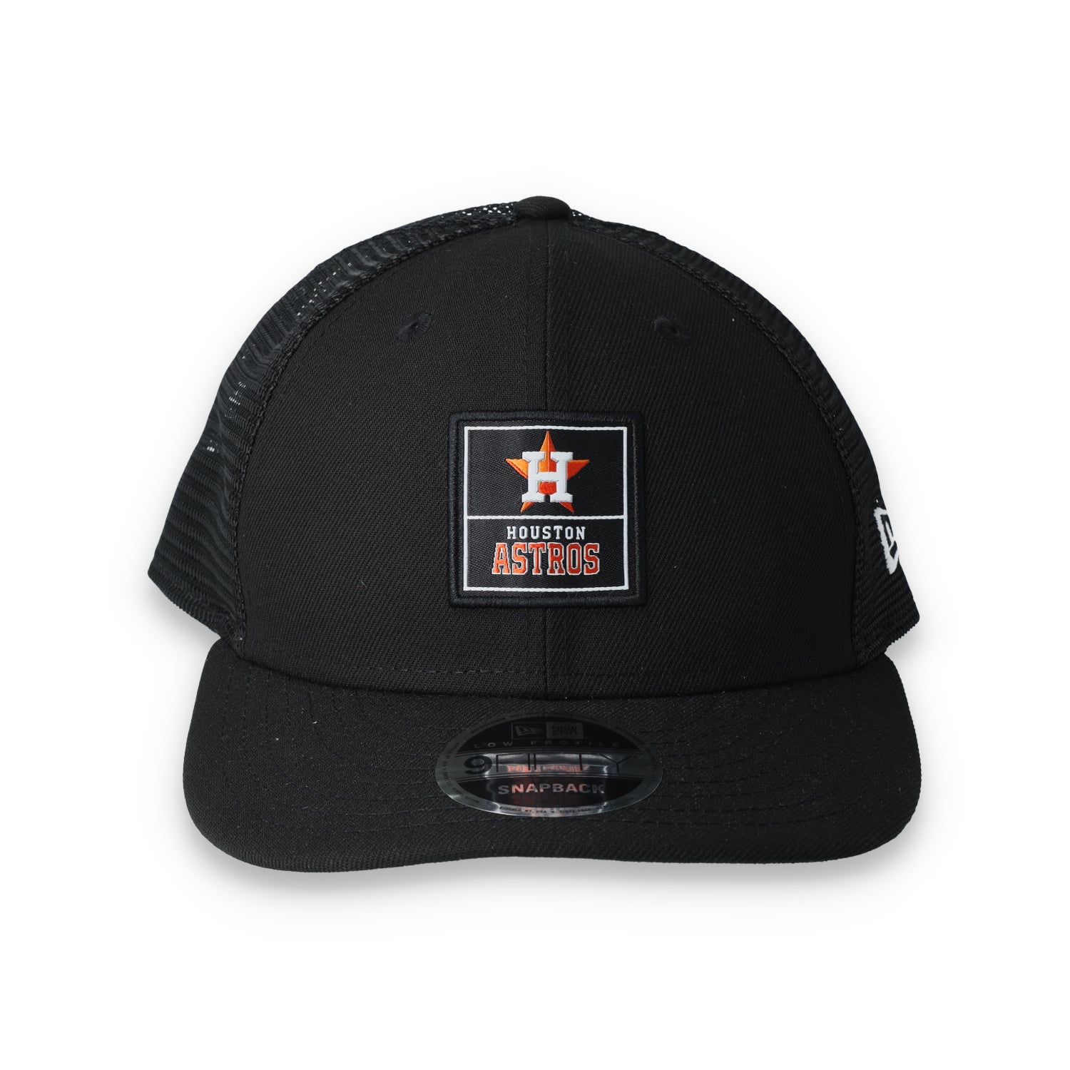 New Era Houston Astros Label Low Profile 9FIFTY Trucker Snapback Hat