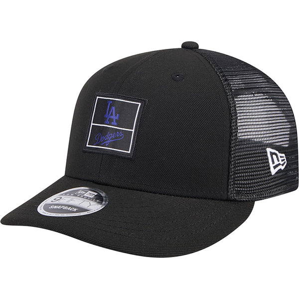 New Era Los Angeles Dodgers Label Low Profile 9FIFTY Trucker Snapback Hat