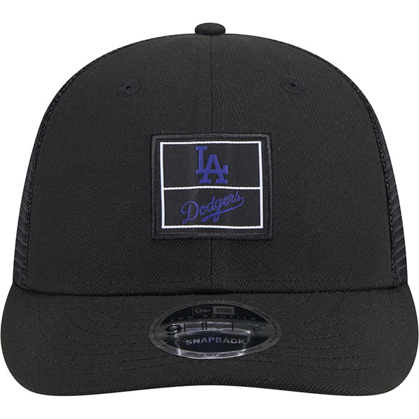 New Era Los Angeles Dodgers Label Low Profile 9FIFTY Trucker Snapback Hat