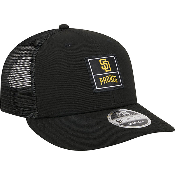 New Era San Diego Padres Label Low Profile 9FIFTY Trucker Snapback Hat