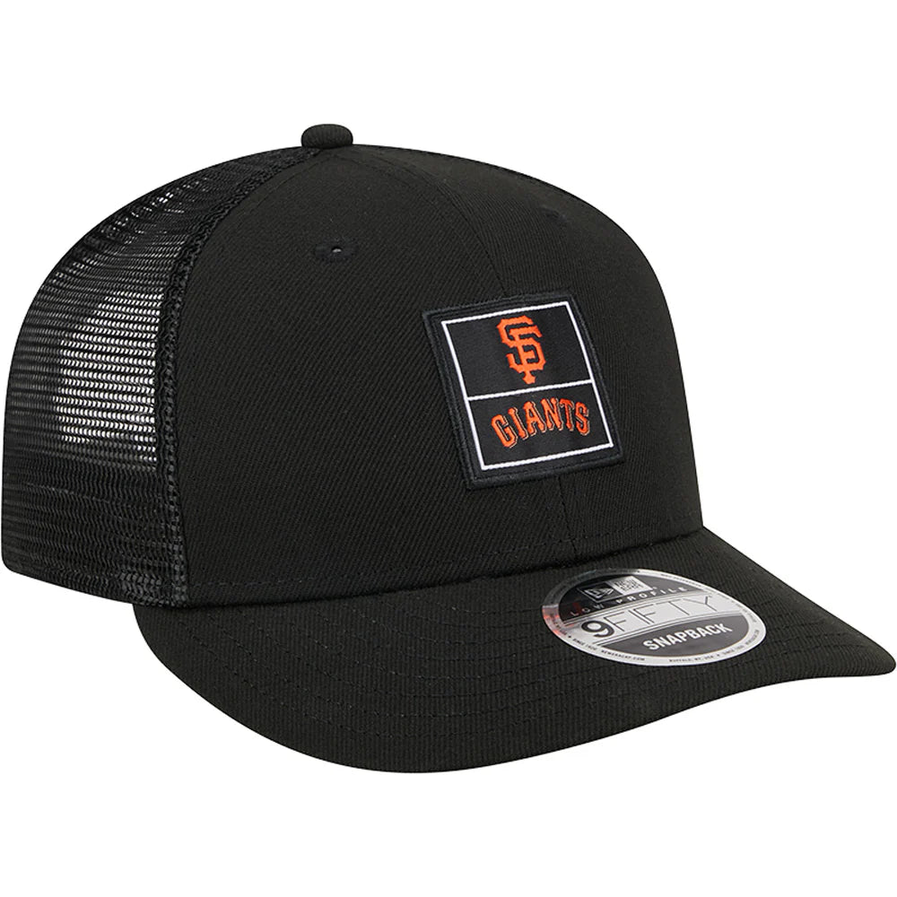 New Era San Francisco Giants Label Low Profile 9FIFTY Trucker Snapback Hat
