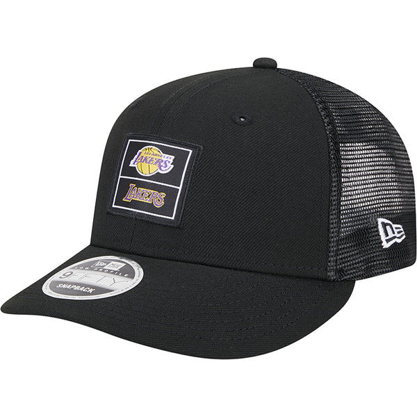 New Era Los Angeles Lakers Low Profile 9FIFTY Trucker Snapback Hat