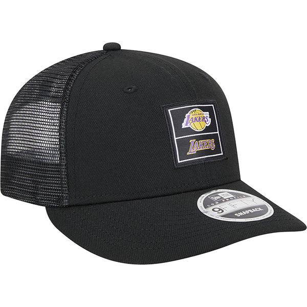 New Era Los Angeles Lakers Low Profile 9FIFTY Trucker Snapback Hat