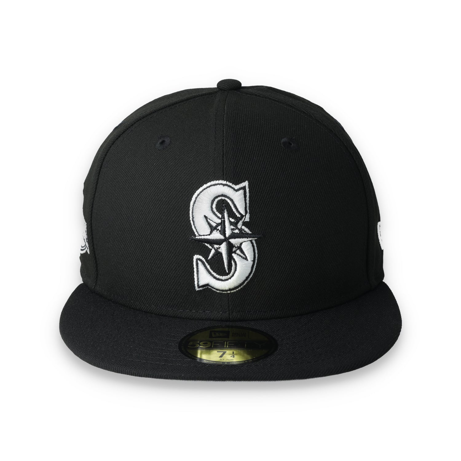 New Era Seattle Mariners Side Patch 2001 All Star Game 59Fifty Fitted-Black/White
