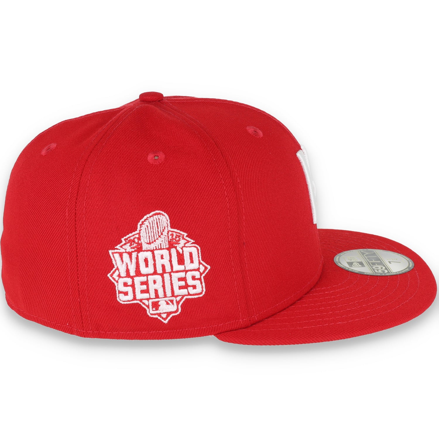 New Era Kansas City Royals Side Patch 2015 World Series 59Fifty Fitted Hat-Scarlet