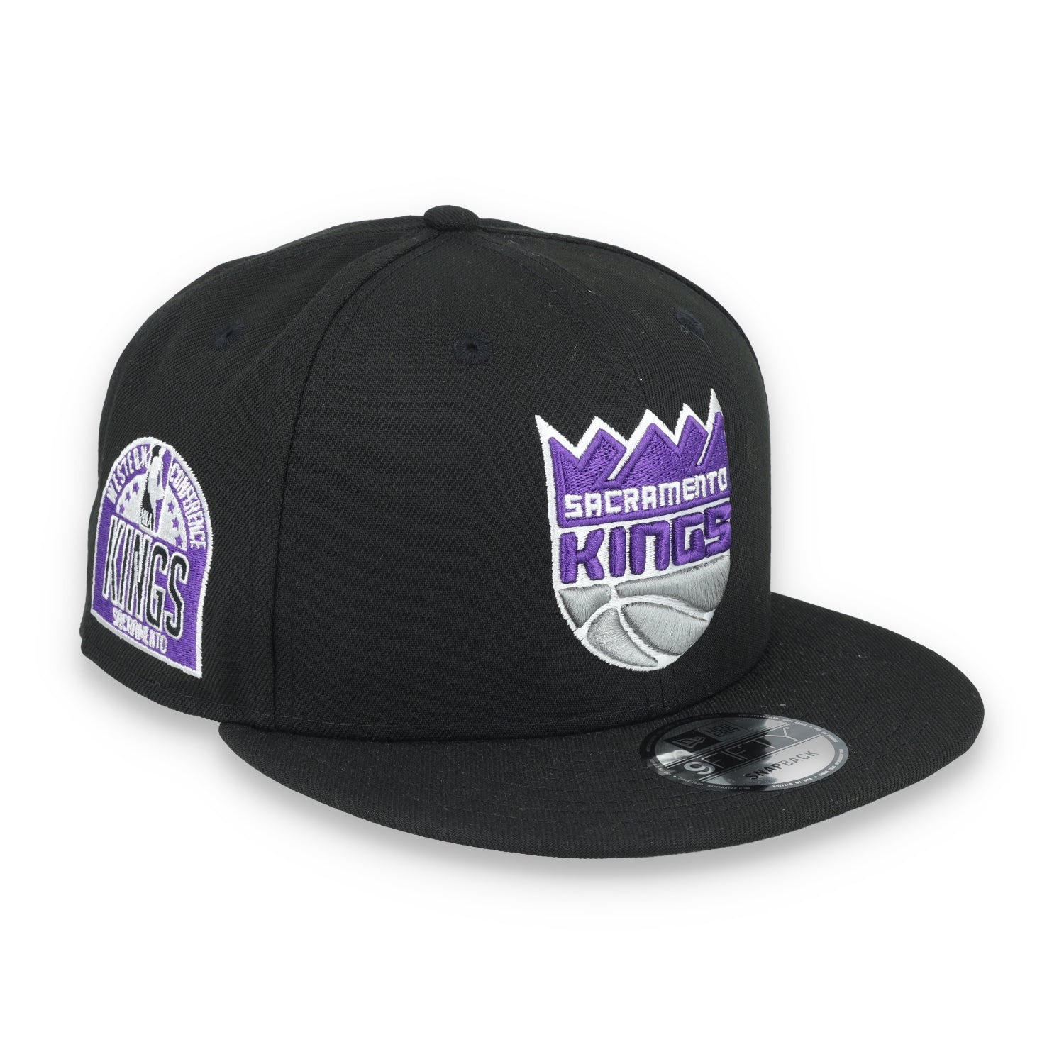 New Era Sacramento Kings Western Conference Side Patch 9FIFTY Snapback Hat