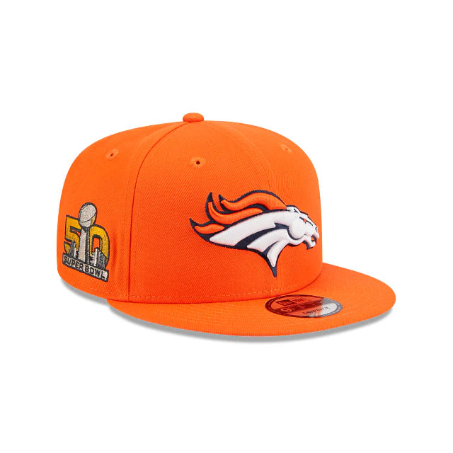 New Era Denver Broncos Evergreen Side Patch 9FIFTY Snapback Hat -