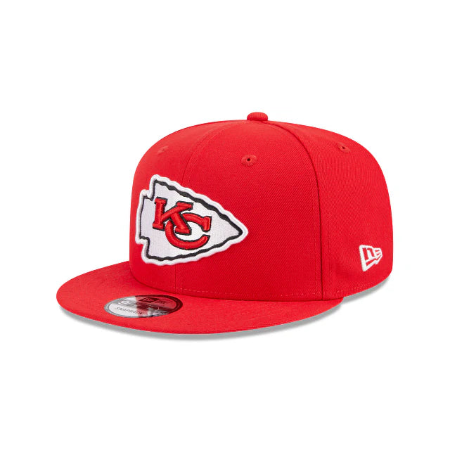 New Era Kansas City Chiefs Evergreen Side Patch 9FIFTY Snapback Hat - Red