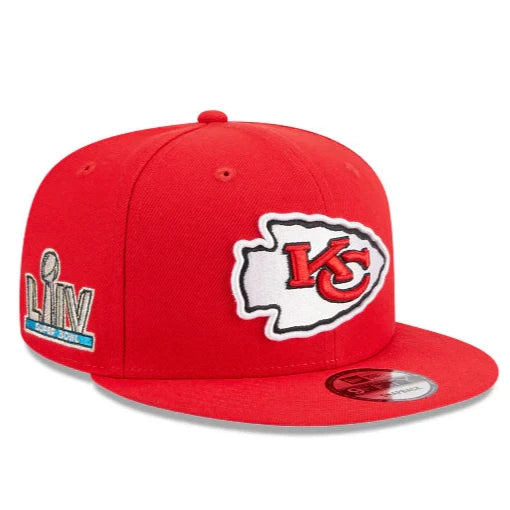 New Era Kansas City Chiefs Evergreen Side Patch 9FIFTY Snapback Hat - Red