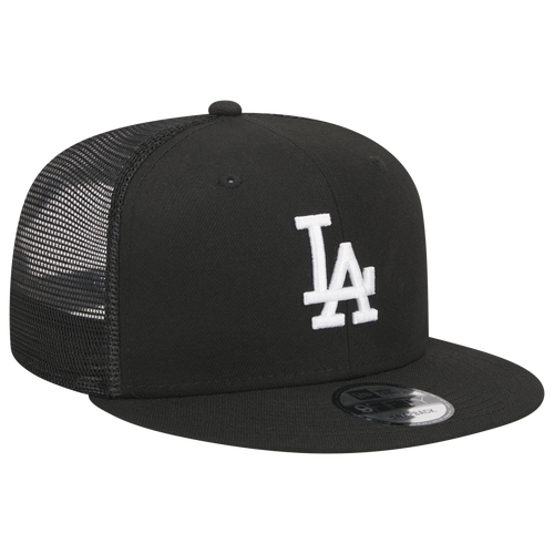 New Era Los Angeles Dodgers 9FIFTYTrucker Snapback Hat-Black/White