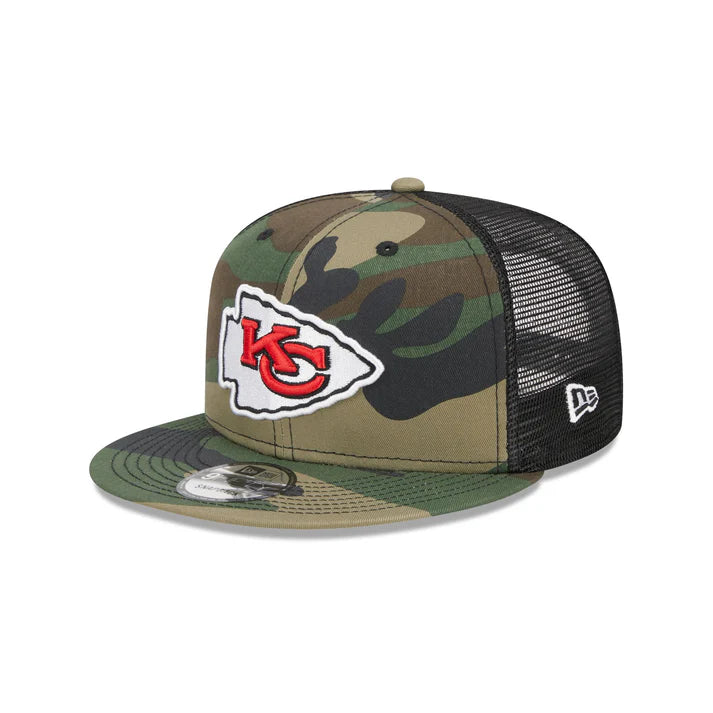 New Era Kansas City Chiefs Camo 9FIFTY Trucker Snapback Hat