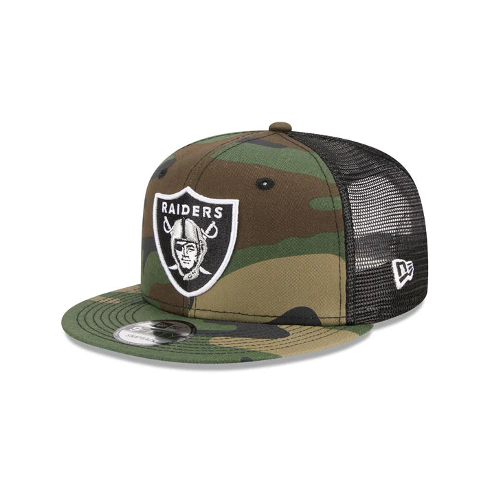 New Era Las Vegas Raiders 9FIFTY Trucker Hat-Camo