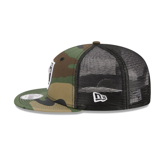 New Era Las Vegas Raiders 9FIFTY Trucker Hat-Camo