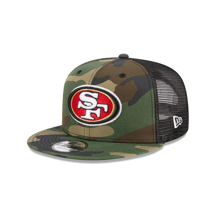 New Era San Francisco 49ers 9FIFTY Trucker Snapback- Camo