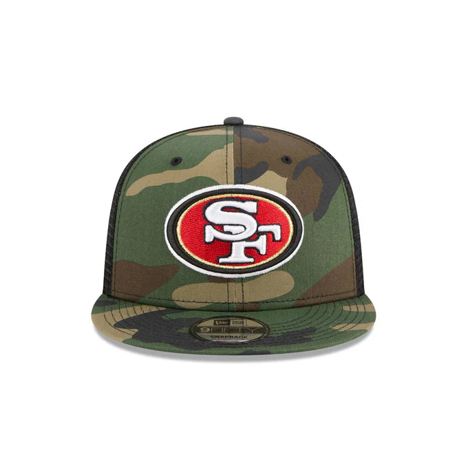 New Era San Francisco 49ers 9FIFTY Trucker Snapback- Camo