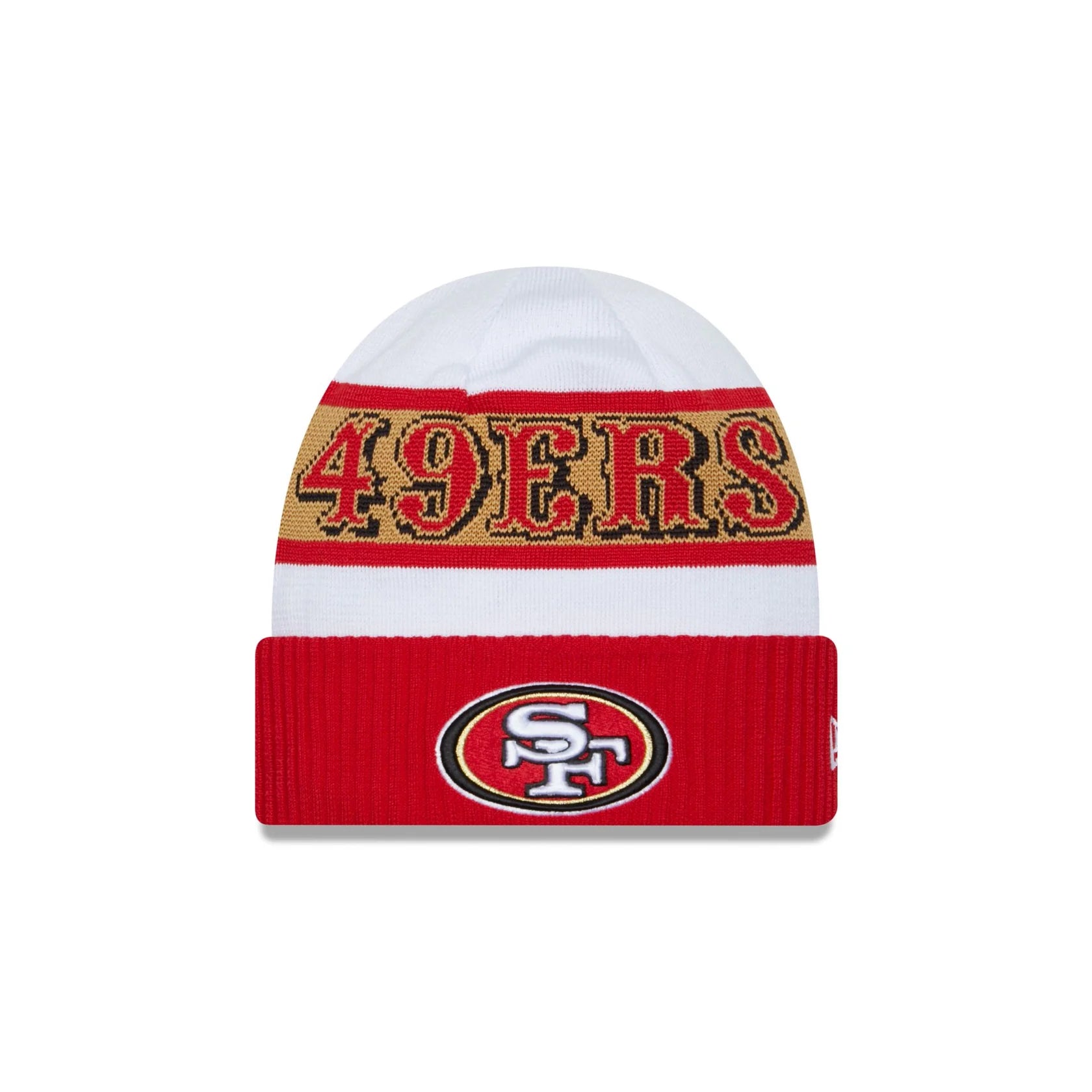 New Era San Francisco 49ers Sideline 2023 Knit-White/Red