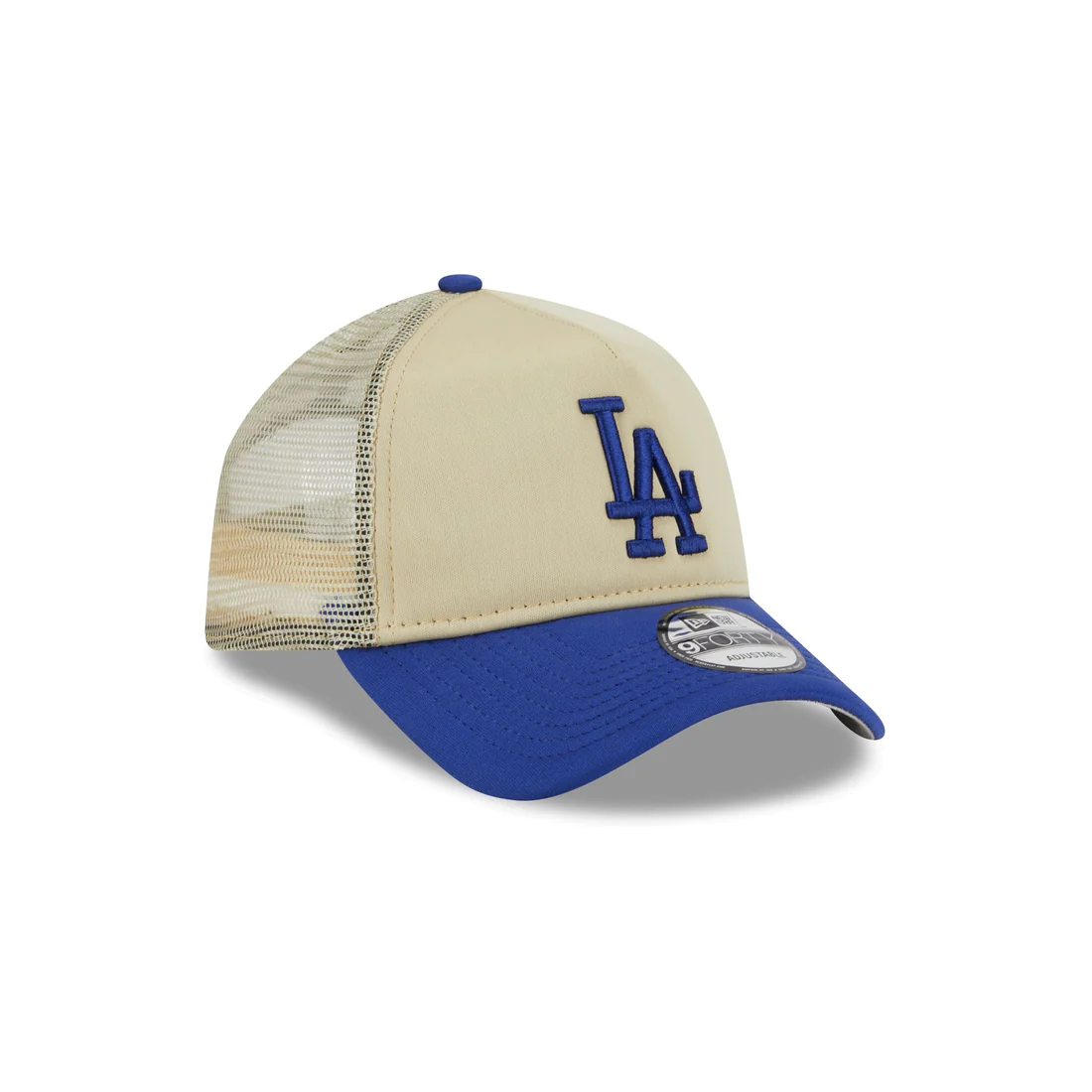 New Era Los Angeles Dodgers All Day 9Forty A-Frame Trucker-Tan/Blue