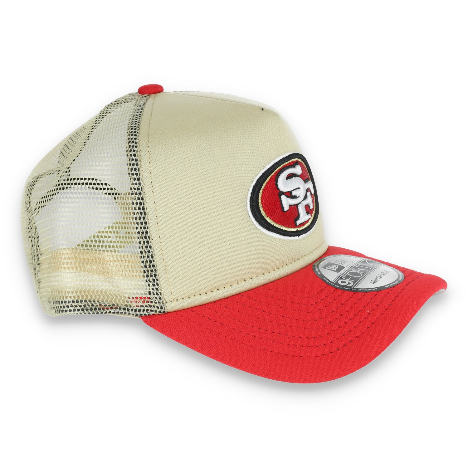 New Era San Francisco 49ers All Day 9Forty A-Frame Trucker-Tan/Red