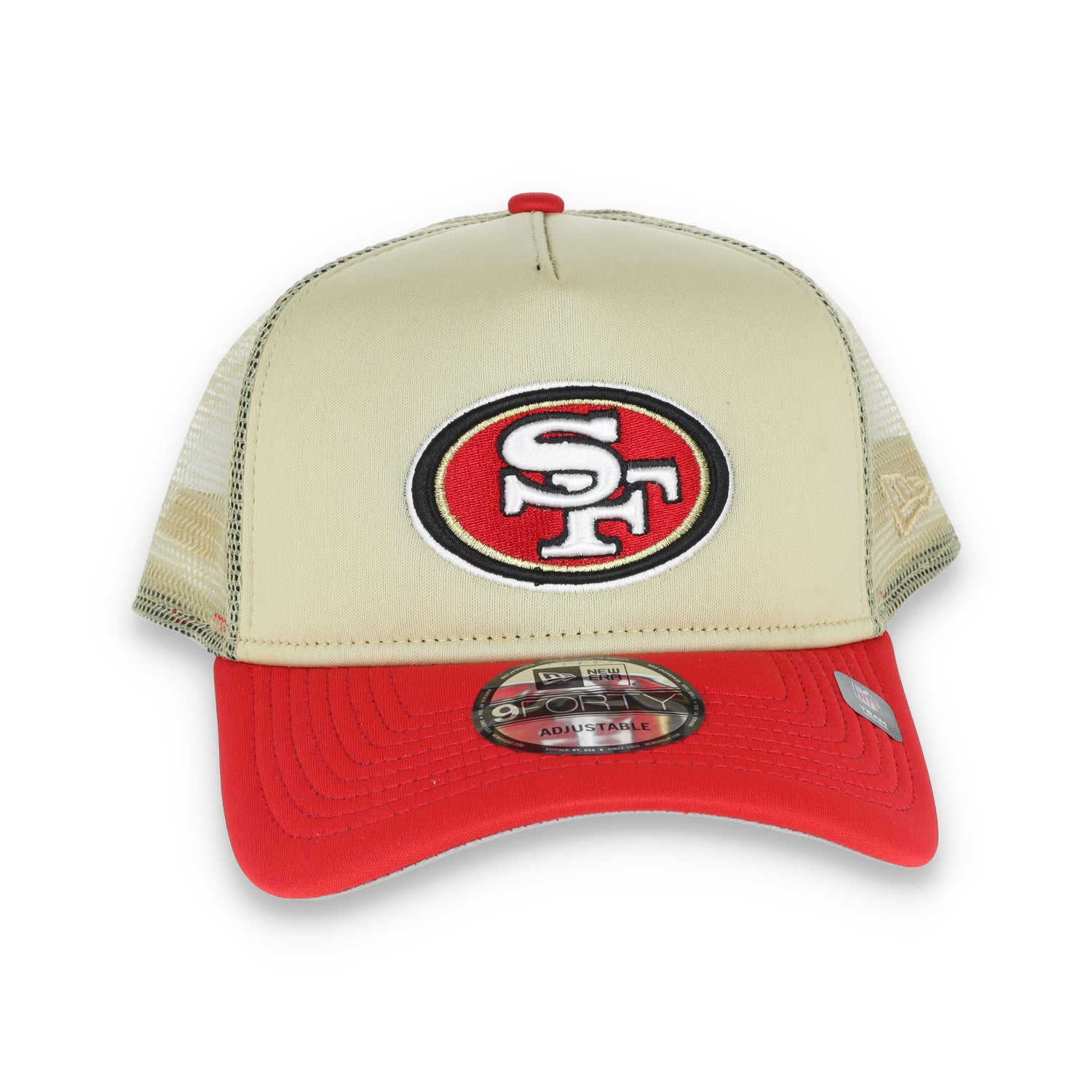 New Era San Francisco 49ers All Day 9Forty A-Frame Trucker-Tan/Red