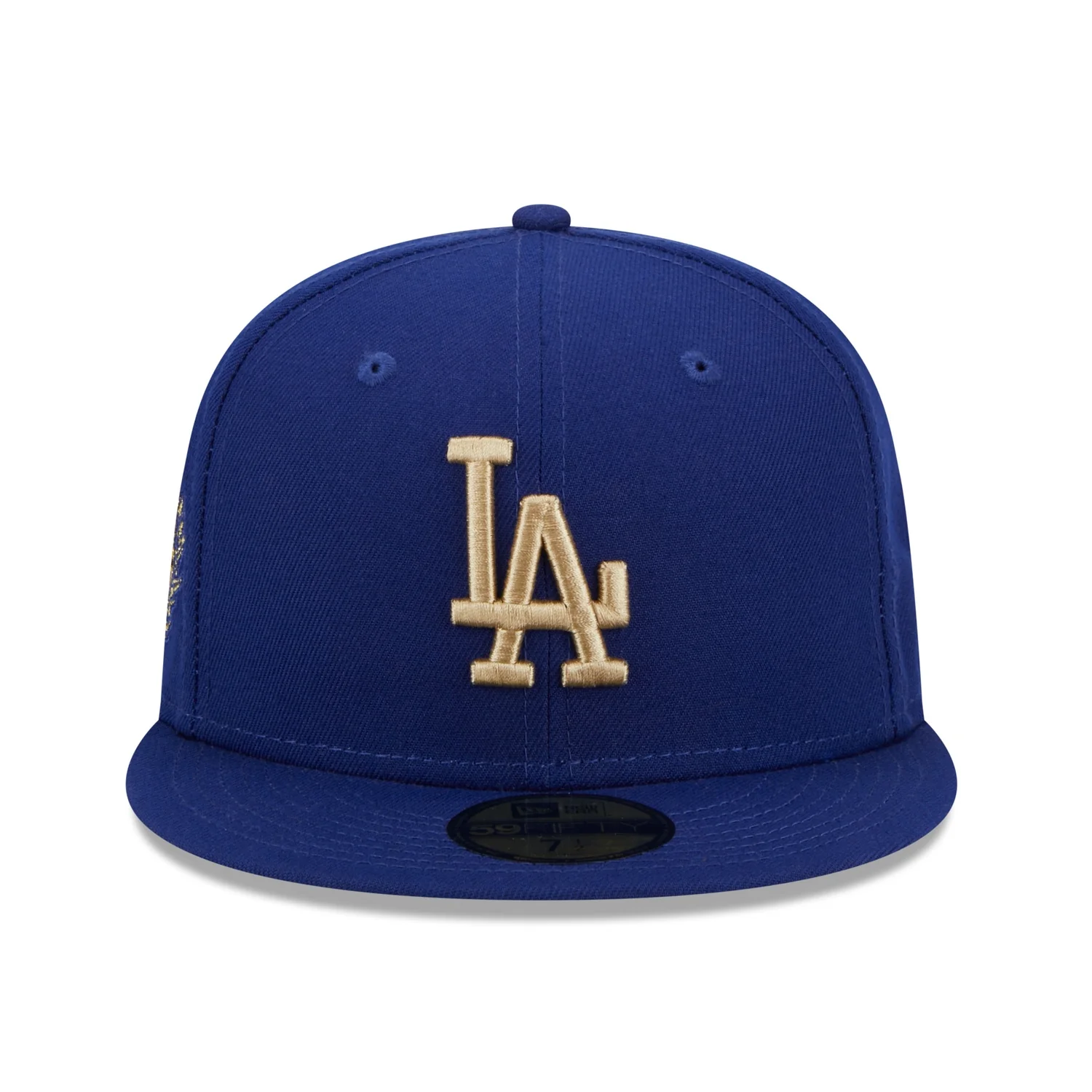 New Era Los Angeles Dodgers Laurel 1963 World Series Side Patch 59fifty Fitted Cap-Blue