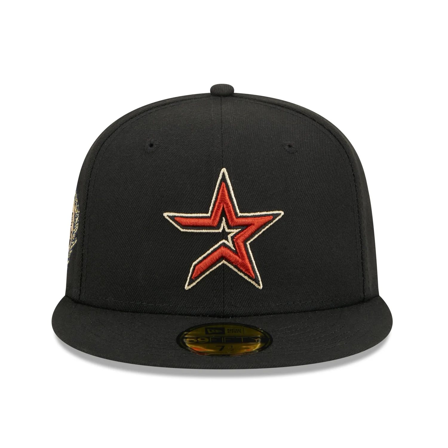 New Era Houston Astros Laurel 45th Anniversary Side Patch 59fifty Fitted Cap-Black