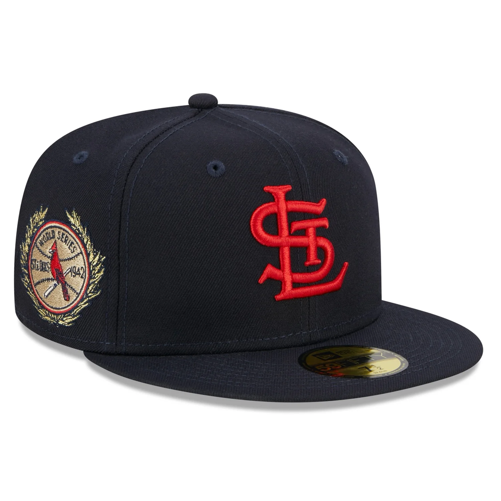 New Era St. Louis Cardinals Laurel 1942 World Series Side