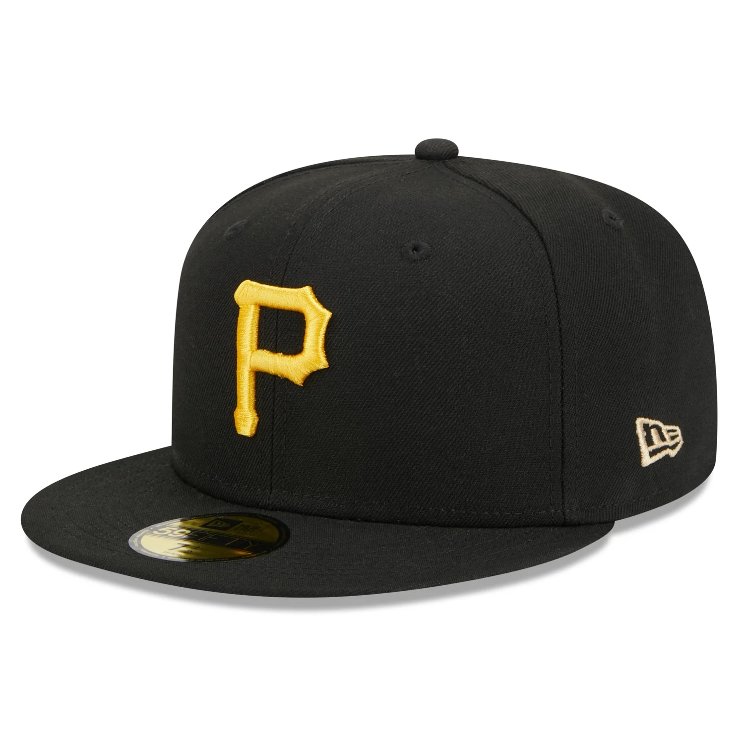 New Era Pittsburgh Pirates Laurel 1925 World Series Side Patch 59fifty Fitted Cap-Black