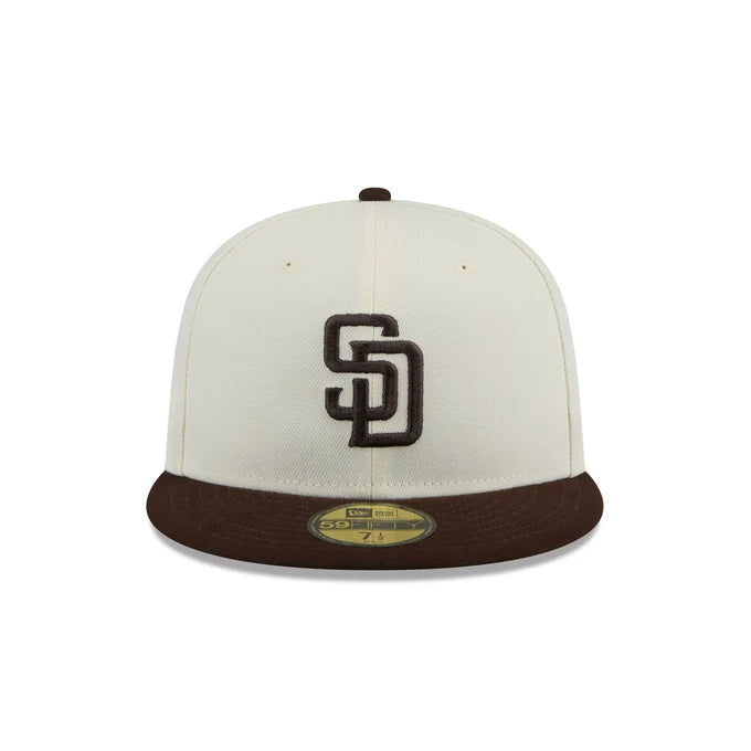 New Era San Diego Padres 59FIFTY Fitted Hat-Egg/Brown