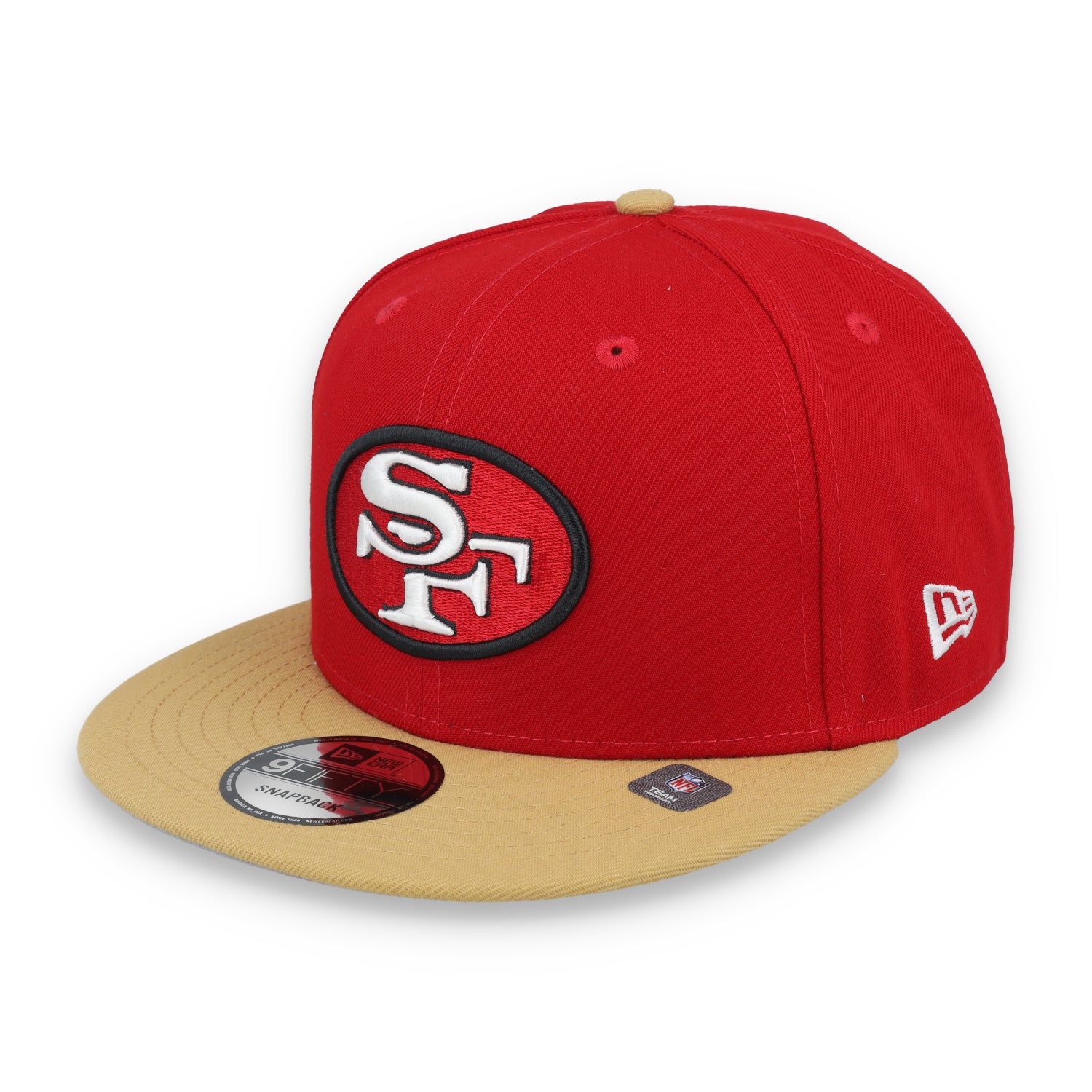 New Era Men's San Francisco 49ers 9FIFTY Snapback Hat-Red/Gold